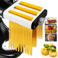 3 In 1 Pasta Maker Attachment for Kitchenaid Mixer with Pasta Dough Roller, Spaghetti Cutter, Fettuccine Cutter and Cleaning Brush S1881