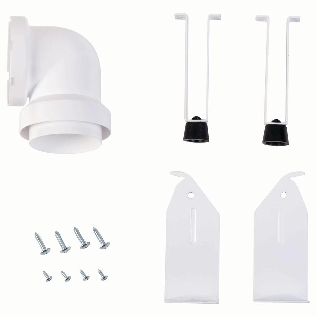White Compact Electric Dryer U344
