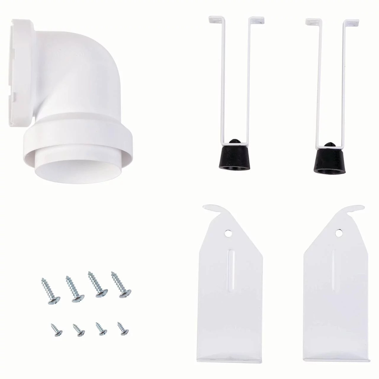 White Compact Electric Dryer U344