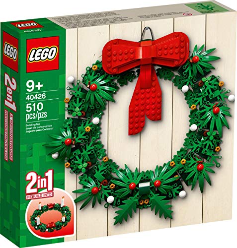 Christmas 2-in-1 Wreath with Big Red Bow and Advent T940200
