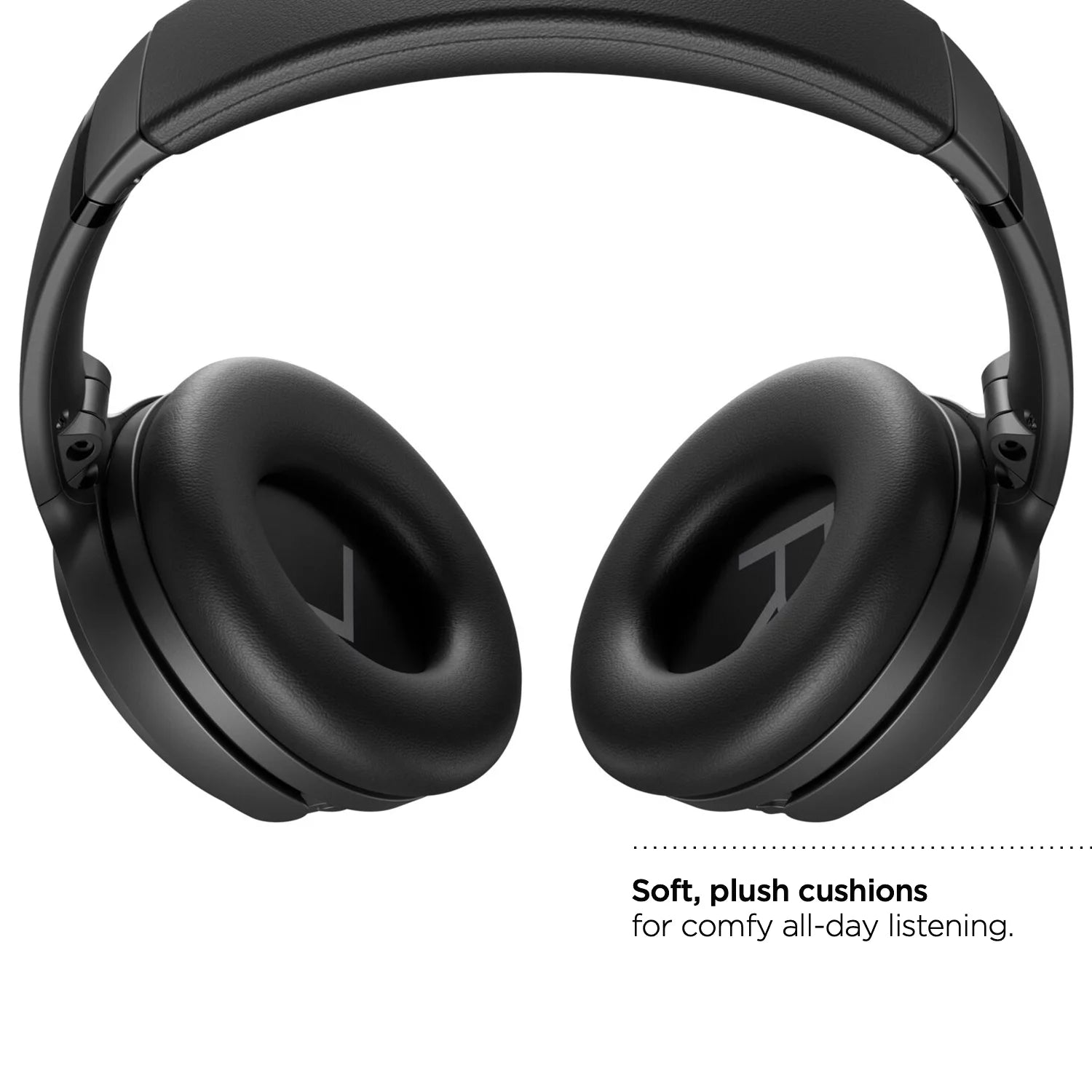 Black Noise Cancelling Over-Ear Wireless Bluetooth Headphones U1229