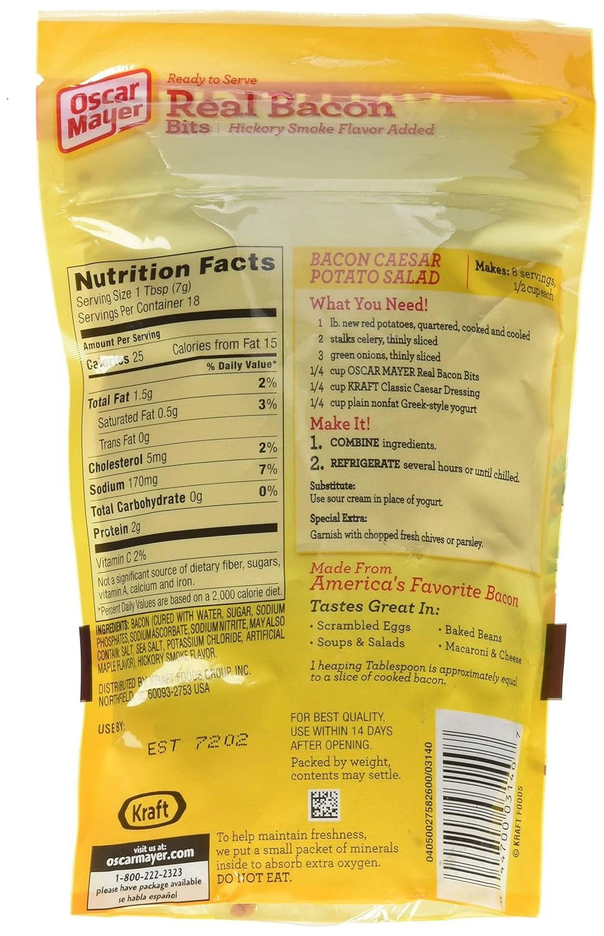 4.5 Oz Real Bacon Bits J5483
