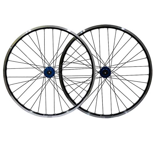 26 Inch Bicycle Wheelset 32 Hole Disc Brake V Brake Quick Release Double Layer Rim 7-8-9 Speed Wheel G599