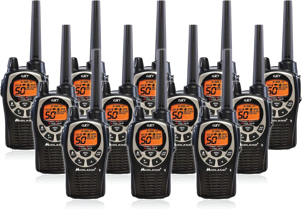 12 Radios GMRS Walkie Talkie with NOAA Weather Alert U289239