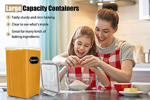 4 Pieces 5.2L BPA Free Airtight Food Storage Canisters Z3712