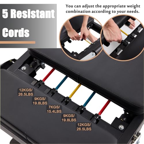 Foldable Pilates Reformer Machine U3874