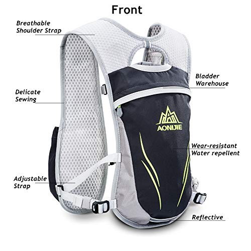 5.5L Trail Running Vest with 2L Bladder Reservoir A860