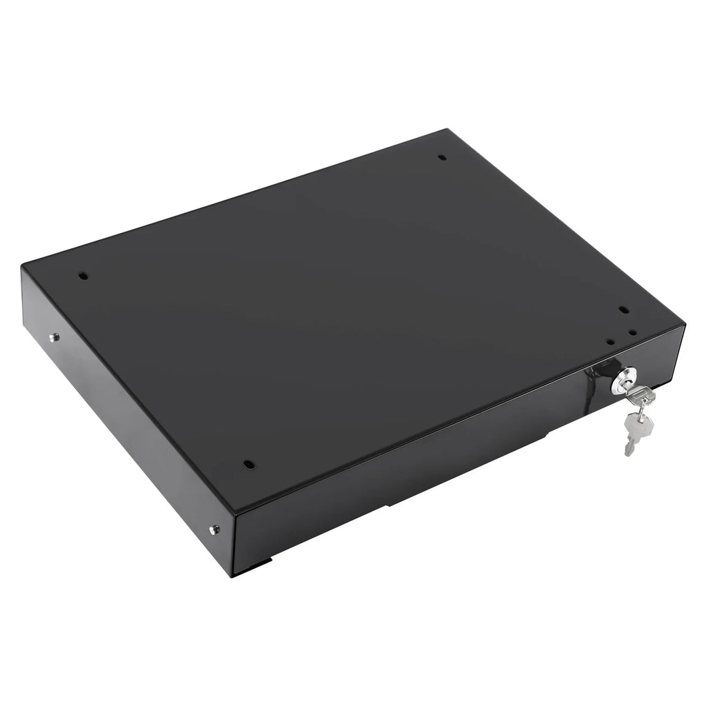 Black Sliding Drawer Storage Tray with Keys A4529