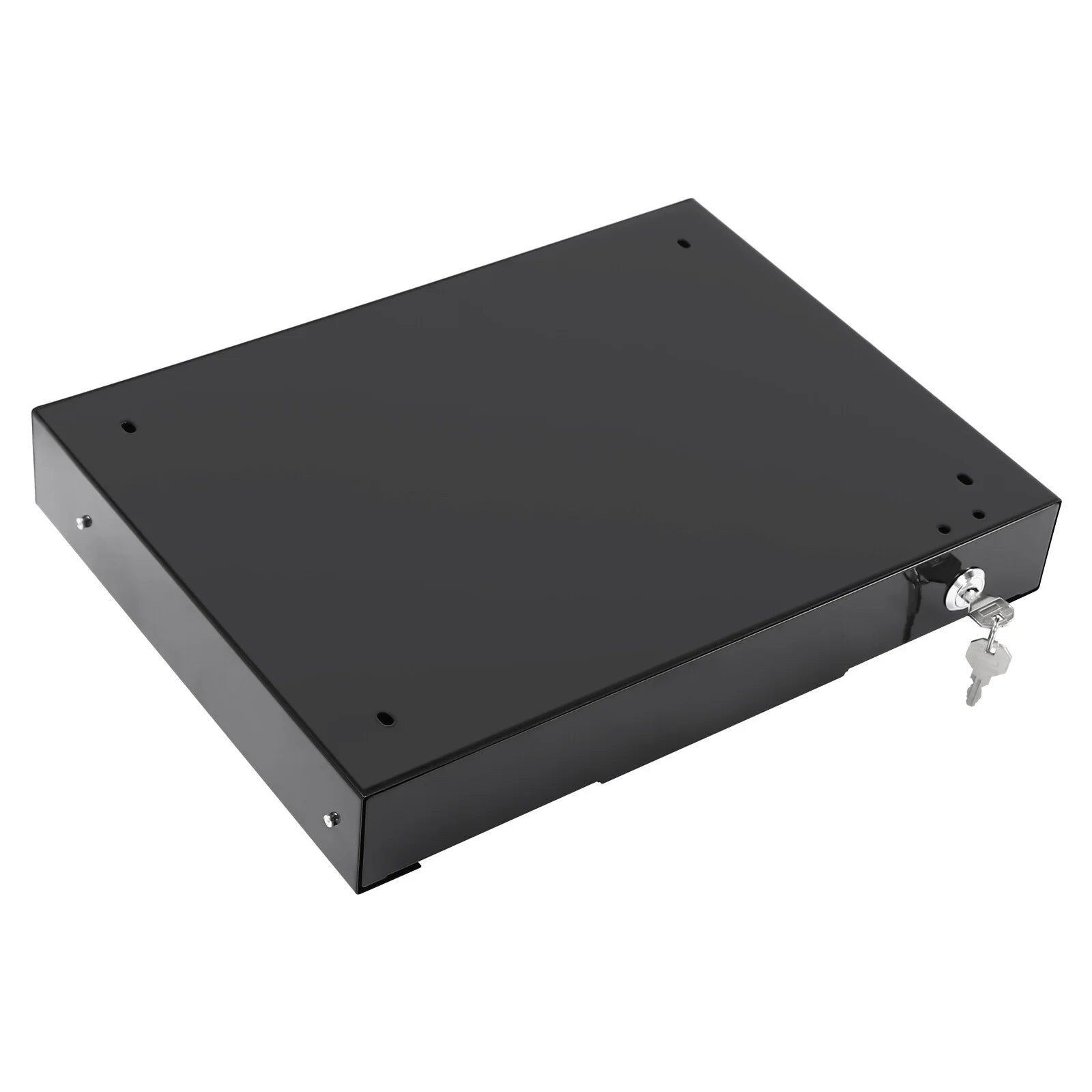 Black Sliding Drawer Storage Tray with Keys A4529
