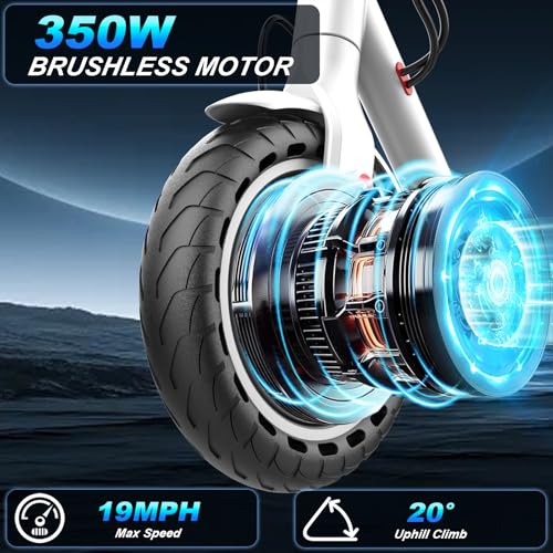 Foldable Motorized Scooter with 350/500W Motor and 8.5"/10" Tires Y337888
