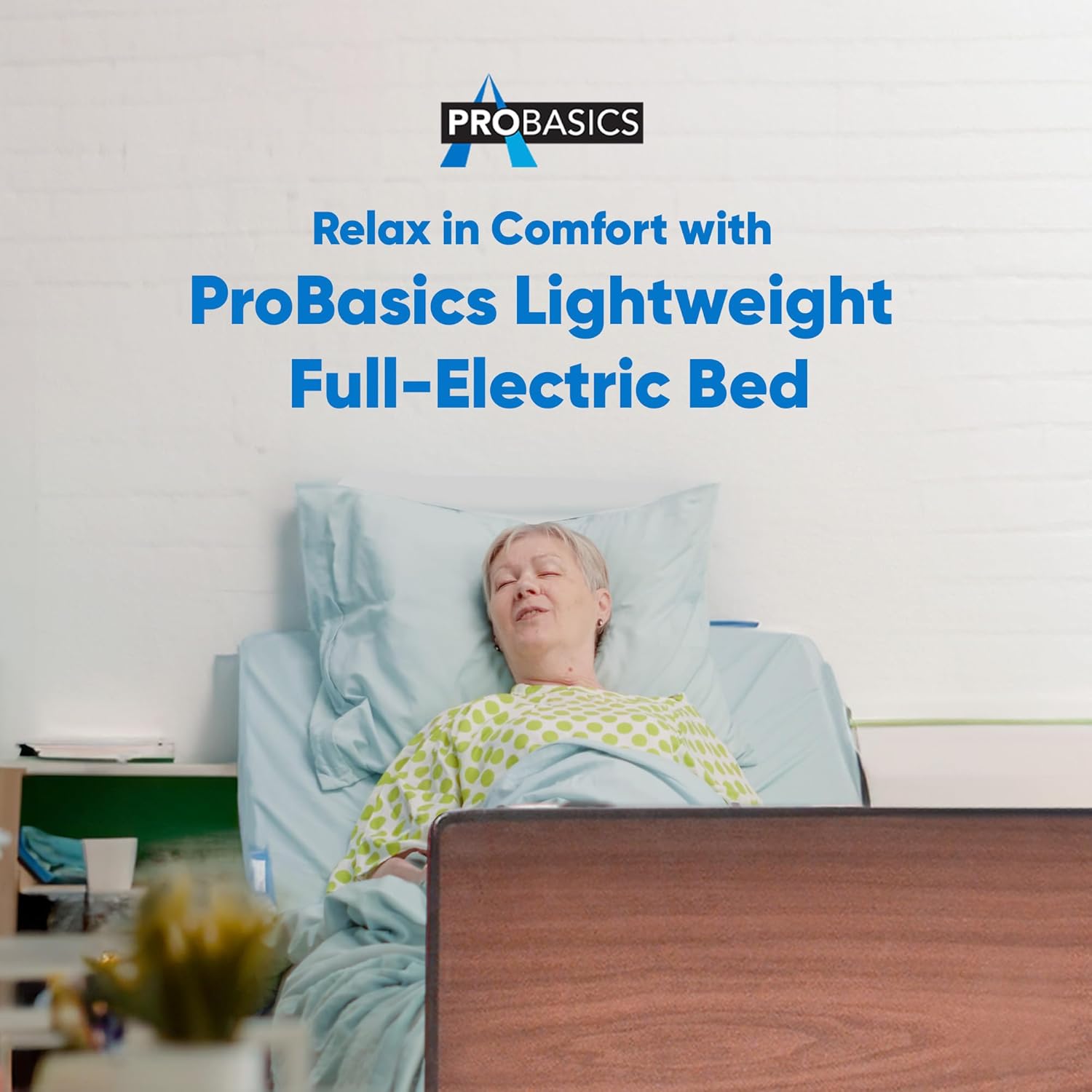 Full Electric Adjustable Hospital Bed with Springs and Motor D48428