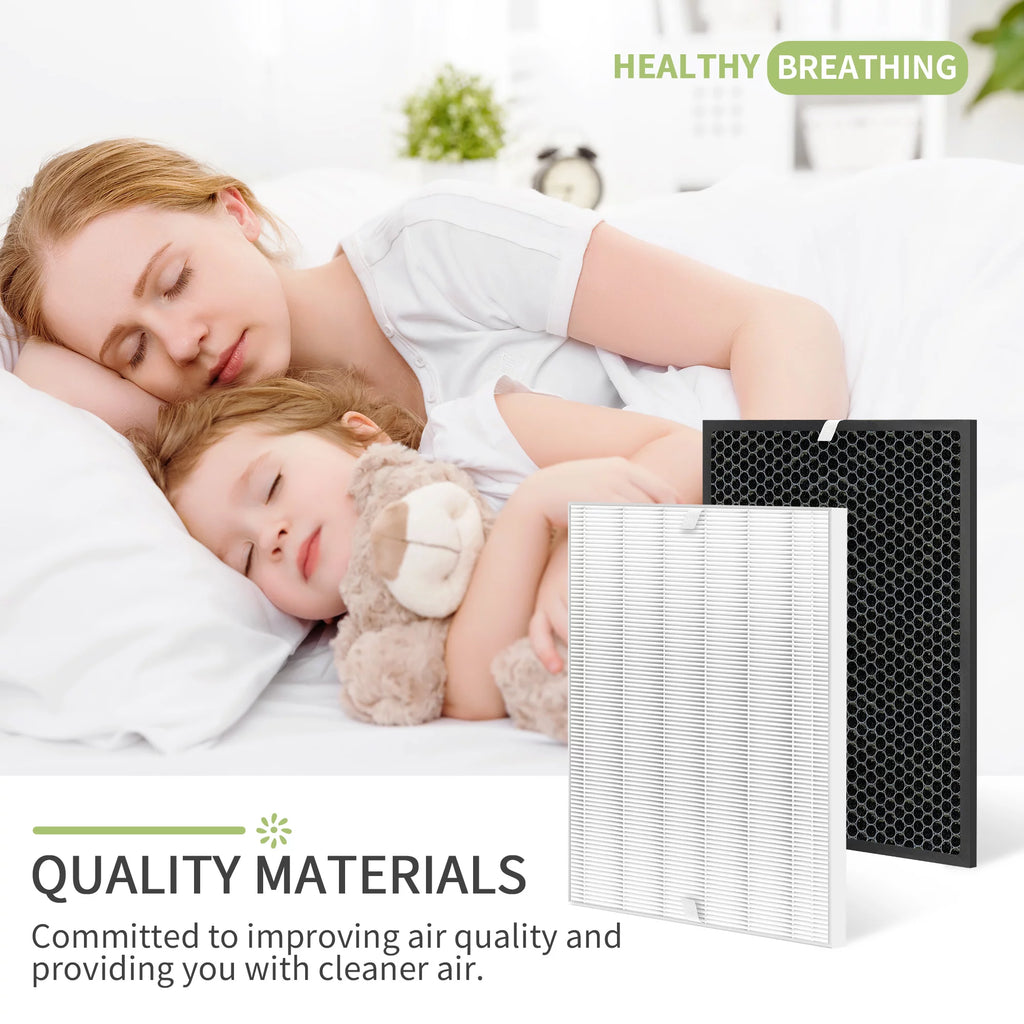 2 Sets H13 HEPA and Activated Carbon Filters R331
