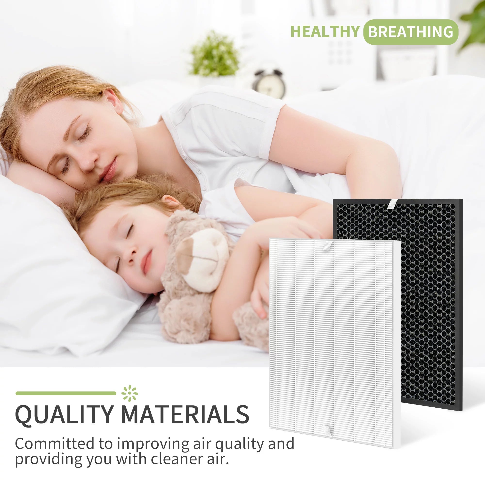 2 Sets H13 HEPA and Activated Carbon Filters R331