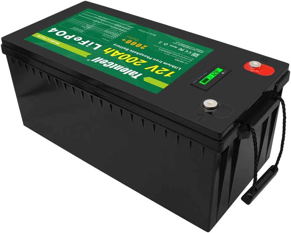 12V 200Ah Lithium Iron Phosphate Deep Cycle Battery Pack D83351