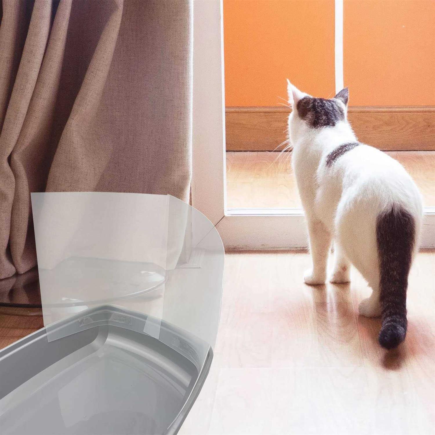 3 Pcs Cat Litter Box Pee Shields C49220