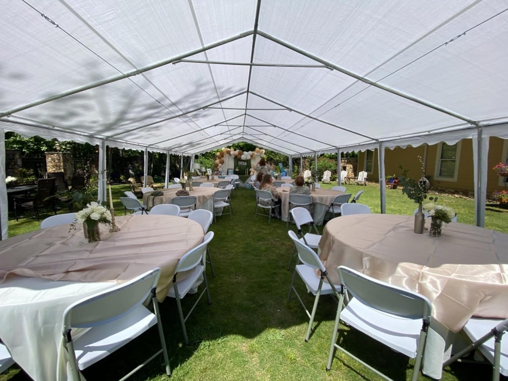 20x40 Heavy Duty Outdoor Galvanized Party Tent with Storage Bags D3128