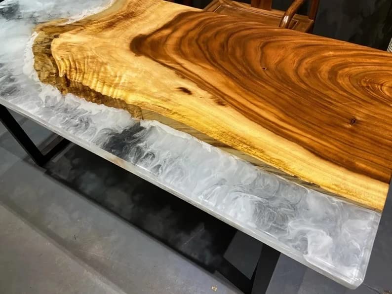 Large Epoxy Resin Dining Table (60 x 36 Inches) G7497
