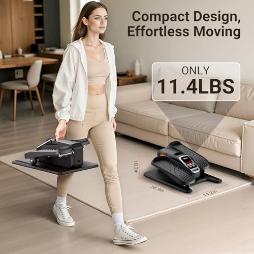 Under Desk Electric Elliptical with 12 Adjustable Speeds K597