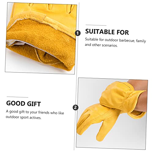 2 Pairs Gloves Grill Mitt Cooking Mitten R865