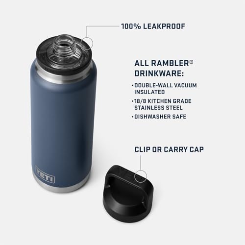 36 oz Vacuum Insulated Stainless Steel Bottle with Chug Cap V92748