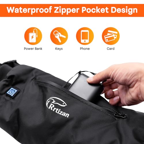 Heated Hand Warmer Pouch with 10000mAh Power Bank, 3 Levels Heating, Waterproof G92692