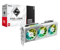 AMD Radeon RX 9070 XT 16GB White GPU GDDR6 256Bit PCIe5.0 Triple Fan Graphics Card Y2189