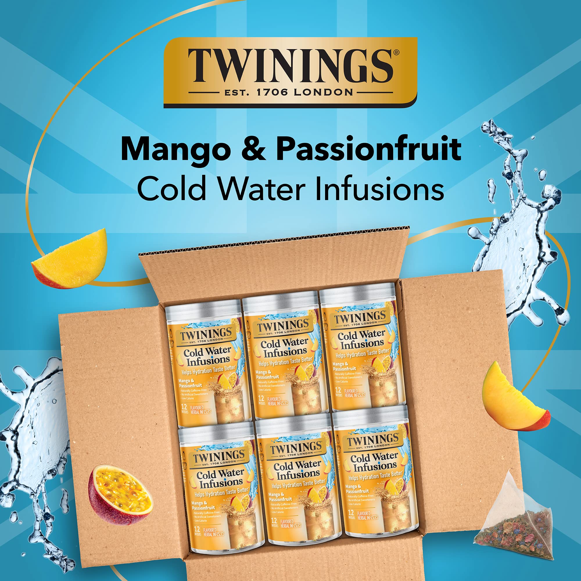 Mango & Passionfruit Flavored Water Enhancer, 12 Infusers 12 Count C770