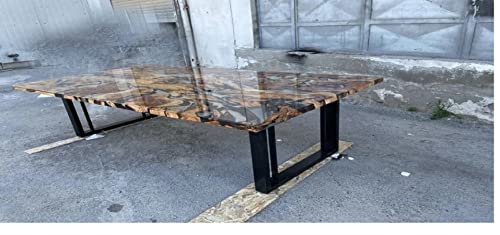 LARGE EPOXY TABLE, Resin Dining Table, 72 x 36inches X3579