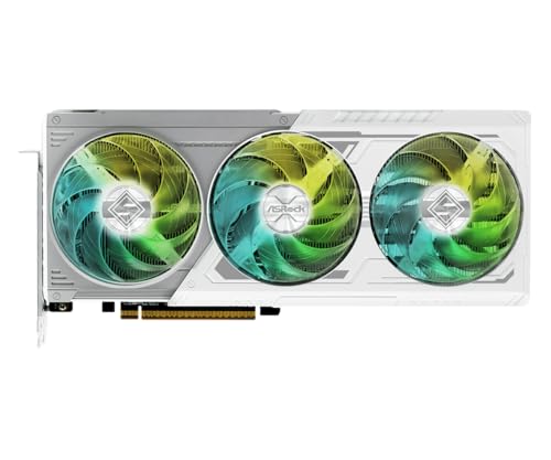 AMD Radeon RX 9070 XT 16GB White GPU GDDR6 256Bit PCIe5.0 Triple Fan Graphics Card Y2189