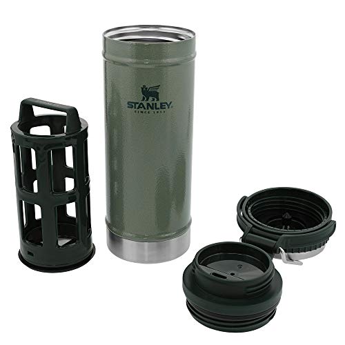 16 oz Insulated Stainless Steel Travel Mug with French Press X371090