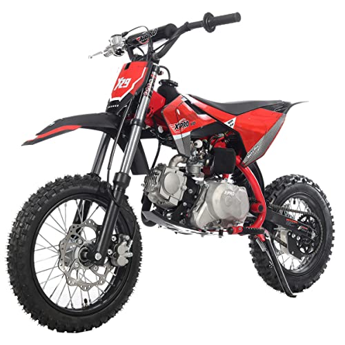 110cc Dirt Bike with Automatic Transmission, Electric Start, 14"/12" Tires (Black) I733009
