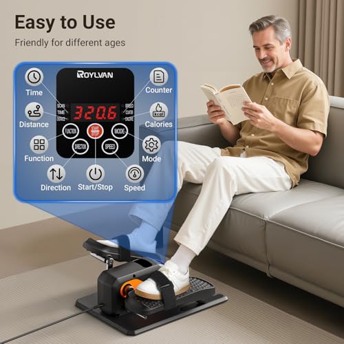 Under Desk Electric Elliptical with 12 Adjustable Speeds K597