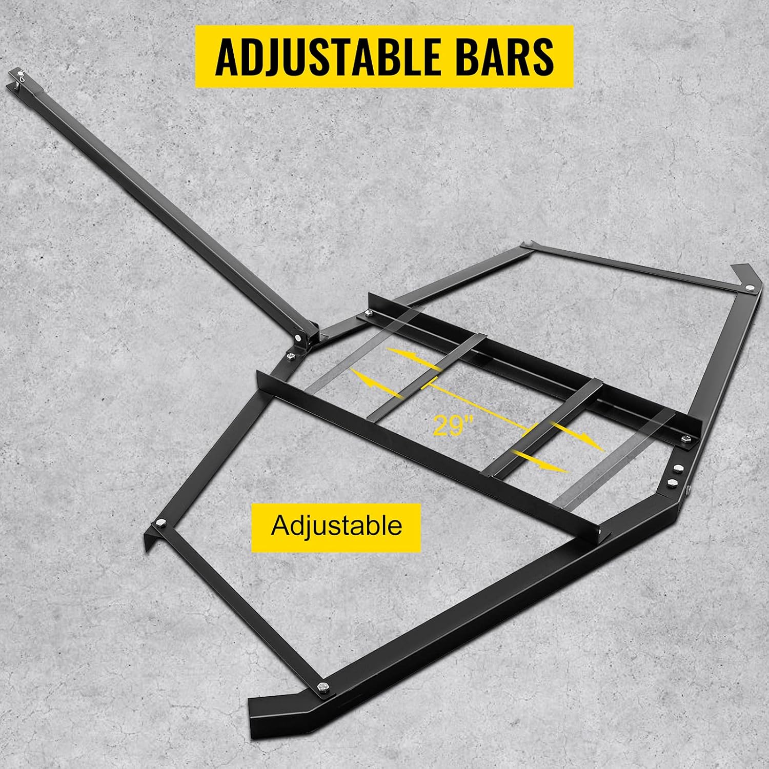 66" Width Tow Behind Steel Driveway Drag Harrow T361766