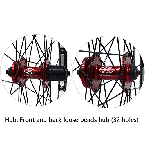 26 Inch Bicycle Wheelset 32 Hole Disc Brake V Brake Quick Release Double Layer Rim 7-8-9 Speed Wheel G599
