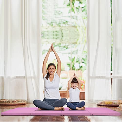 4' x 8' x 2" Folding Exercise Mat with Carry Handles T63523