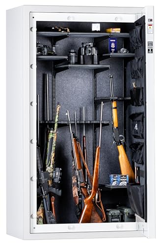 Gloss Gray 41 Long Guns 6 Handguns Gun Safe H756276