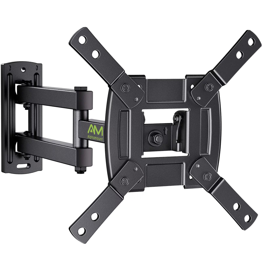 Full Motion TV Wall Mount for 13-39 inch TVs with 360° Rotation Articulating Swivel Extension Arms and Tilt, 200x200mm C928