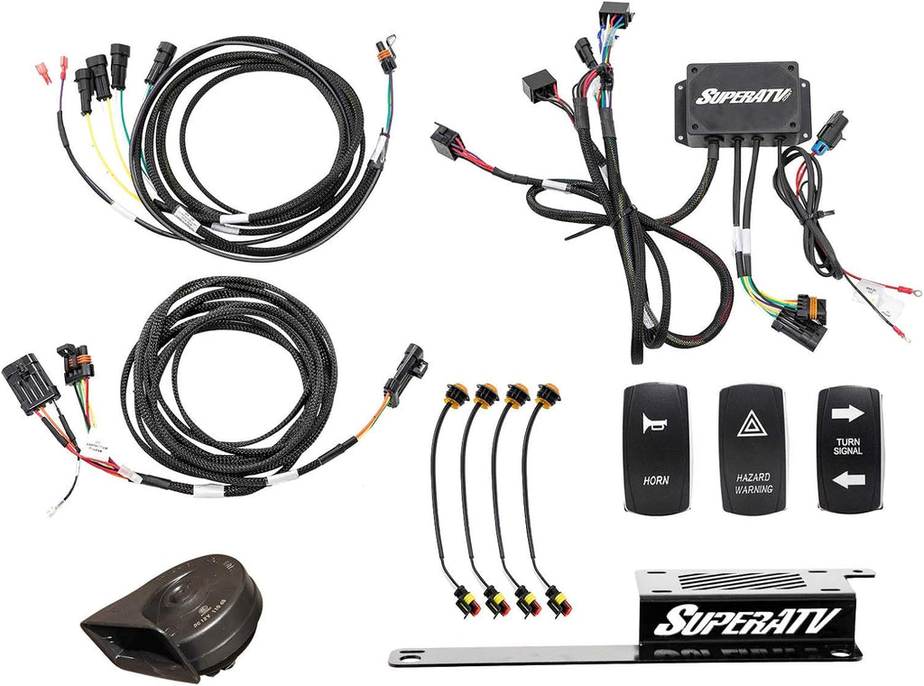 Deluxe Turn Signal Kit with Dash-Mounted Turn Signal Rocker Switch N975508