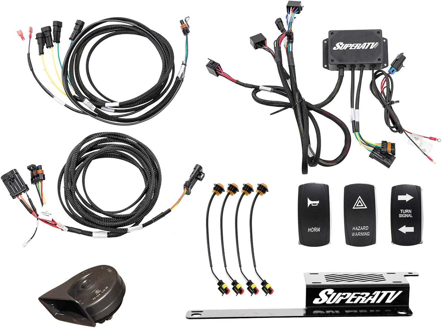 Deluxe Turn Signal Kit with Dash-Mounted Turn Signal Rocker Switch N975508