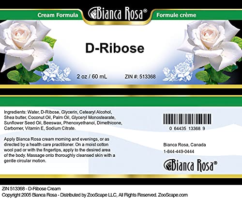 2 oz D-Ribose Cream K44659