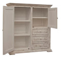 Solid Wood Three Drawer White Chest G550205