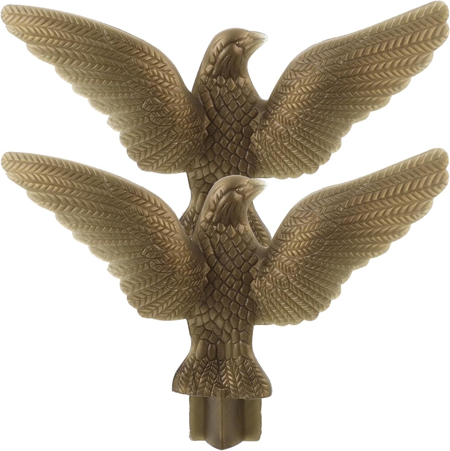 Golden Plastic Eagle Flag Pole Finial Ornament R60845