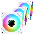 Black 3 Pack 120mm RGB PC Fans N801752