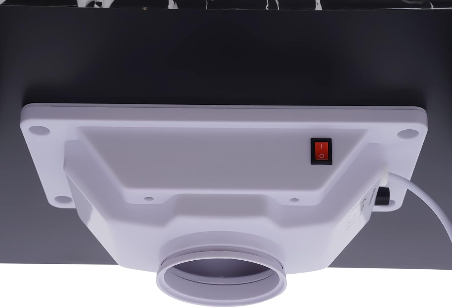 Portable Folding Nail Desk with Dust Collector 4 Wheels L12979