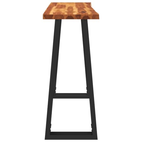 Solid Wood Acacia Console Table with Live Edge R7324
