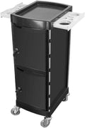 6 Drawers Rolling Cart with Lockable Cabinet Door B9004