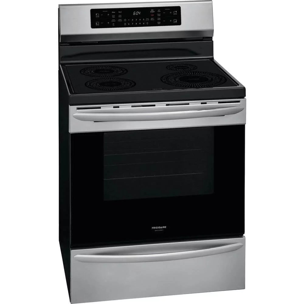 30 Induction Range with 4 Elements 5.4 cu. ft. Capacity Air Fry and Steam Cleaning Option in Fingerprint Resistant Stainless Steel C50509
