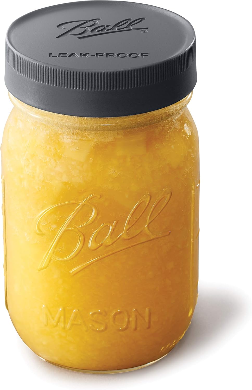 Black Plastic Leak-Proof Lids for Canning Jars, 6/Pack I123