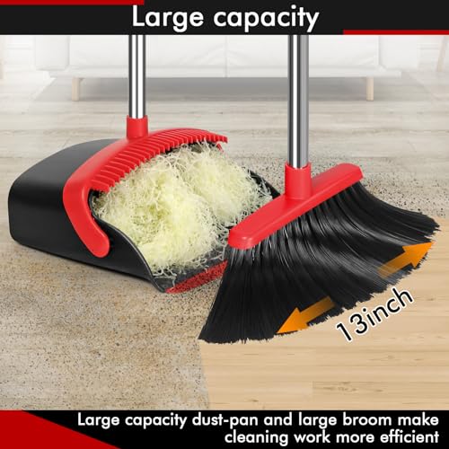 11.8" Broom and Dustpan Set with 51" Extendable Handle E538049