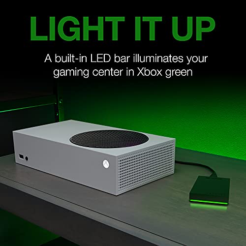 5TB External Hard Drive USB 3.2 Gen 1 RGB LED Lighting White P297868